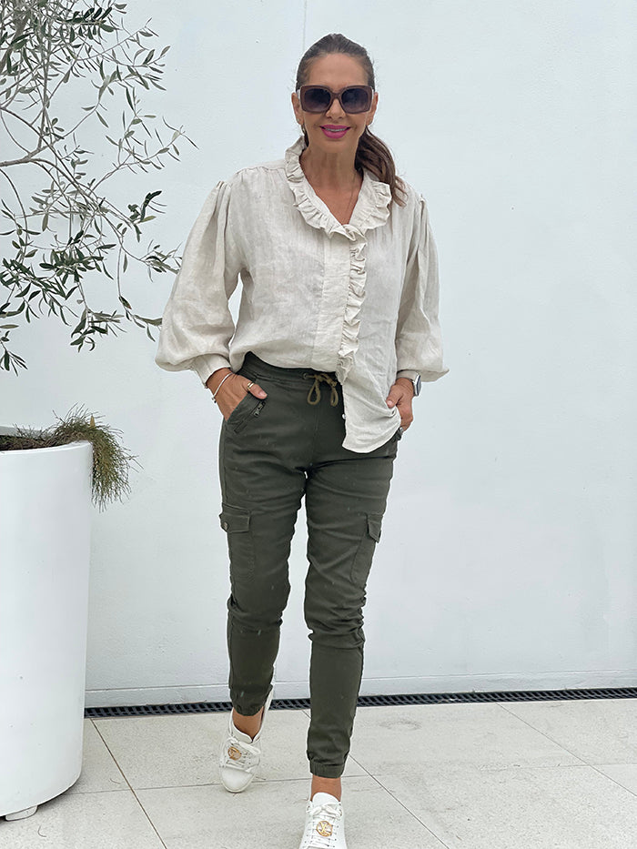 Gray khaki pants discount womens