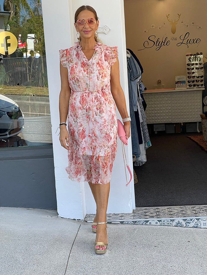 tigerlily silk dress Tigerlily Sisandia Silk Orange Paisley Maxi Dress RRP$399