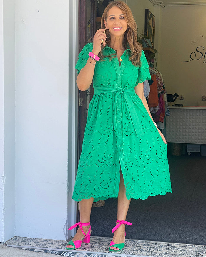 Broderie Anglaise Dress