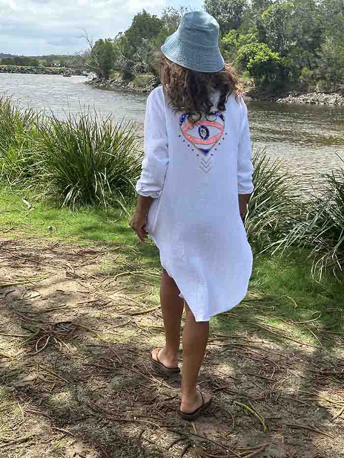 evil eye shirt dress Evil Eye Shirt Dress