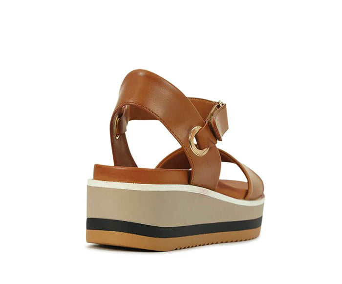 Zita Wedge - Tan