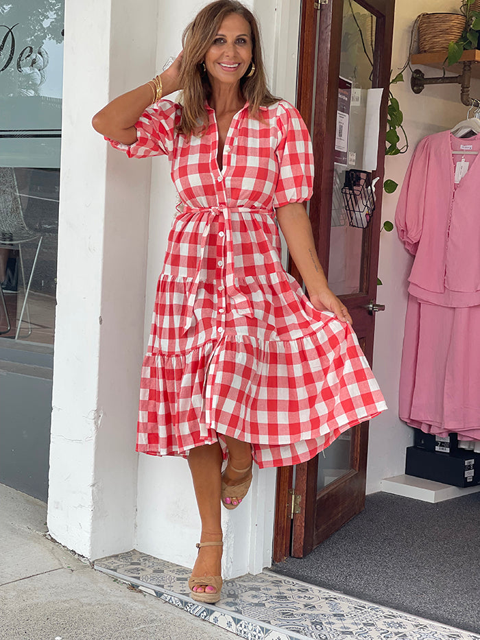 Gingham Picnic Dress