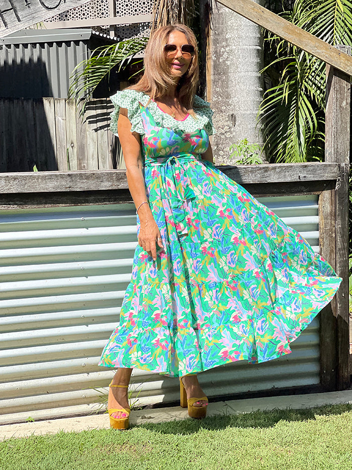 Green discount dress australia