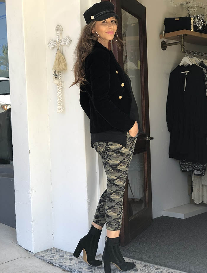 Camo drop crotch pants best sale