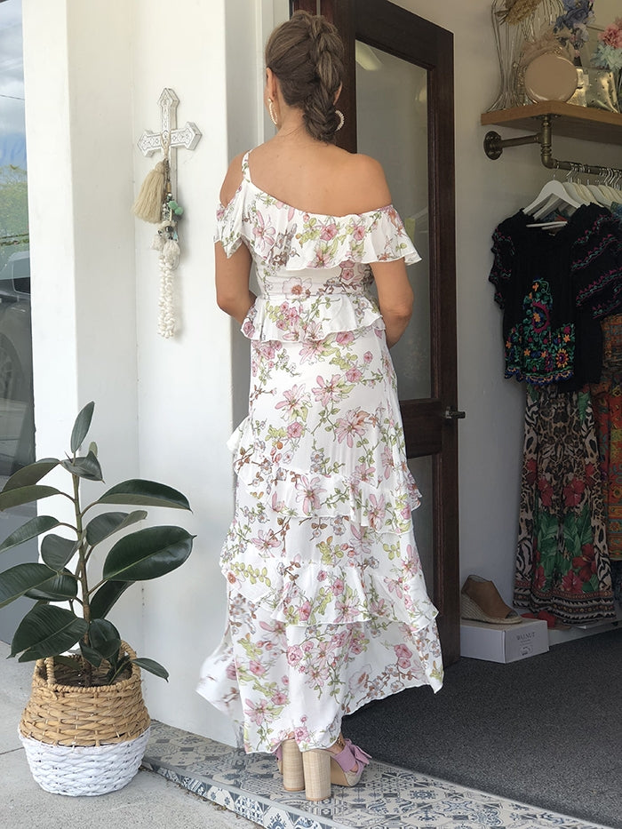 Pagoda Dress - Floral – Style Me Luxe