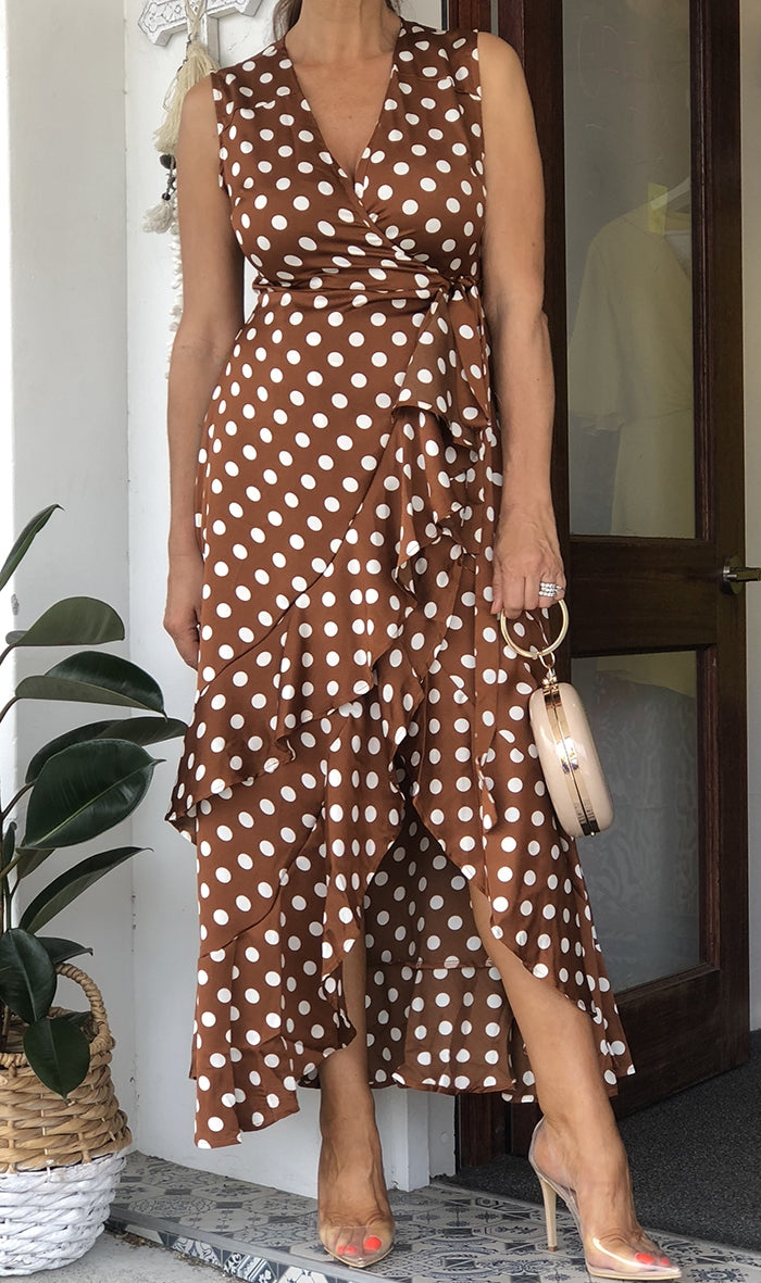 brown pretty woman dress Pretty Woman Dress – Style Me Luxe