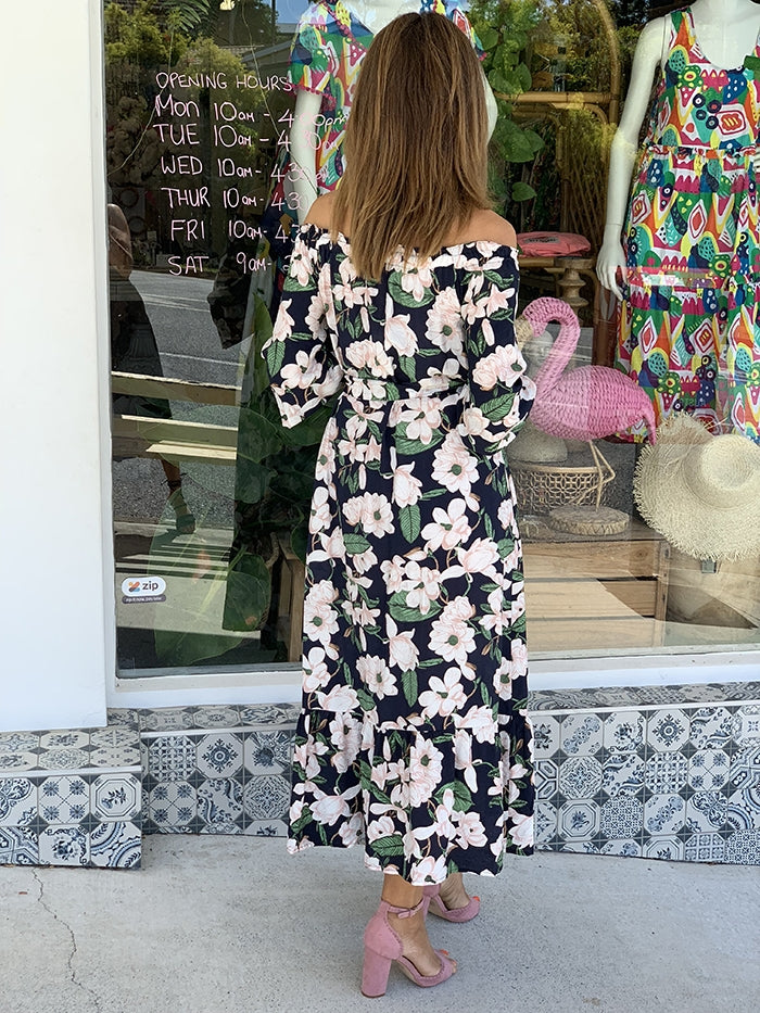 Sophie off the shoulder dress discount