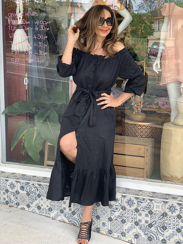 sophie off the shoulder dress Sophie Off The Shoulder Mini