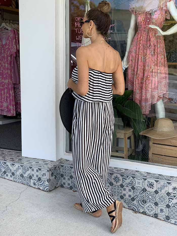 Strapless deals pant suit