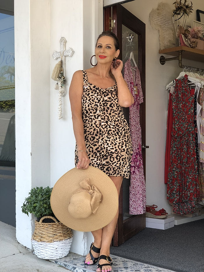 Leopard tank dress hotsell