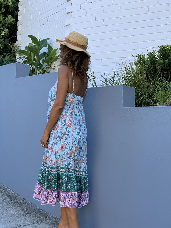 spell dahlia midi dress Maxi Dress Spell Dahlia Strappy Dress Dahlia Midi Dress Spell 2025
