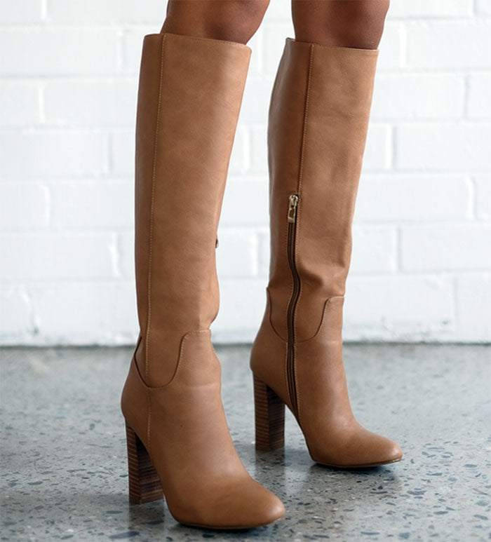 Pierce Boots Camel Style Me Luxe