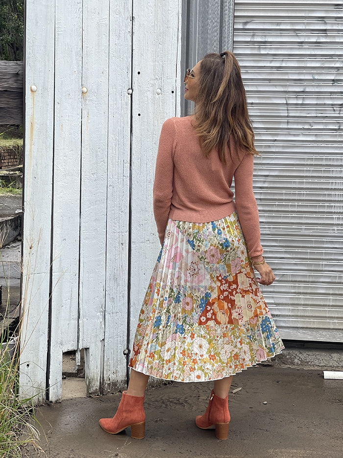 Vintage Floral Skirt