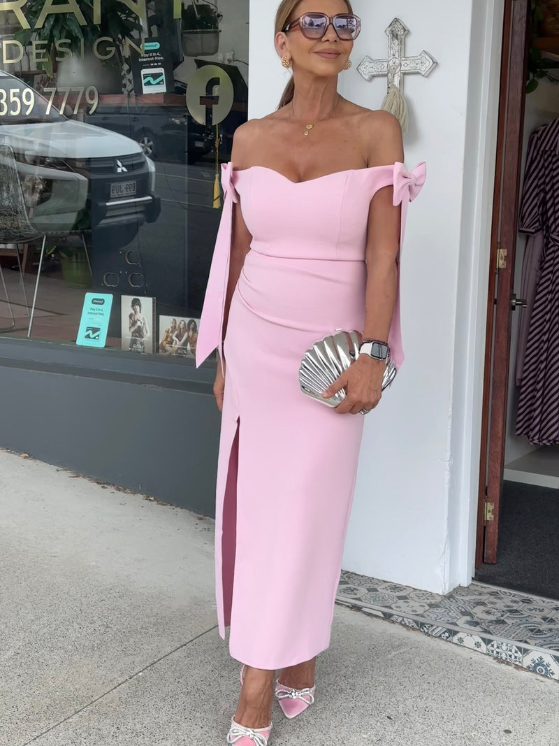 Selena Dress - Baby Pink