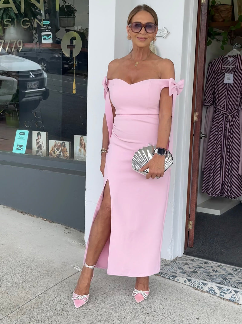 Selena Dress - Baby Pink