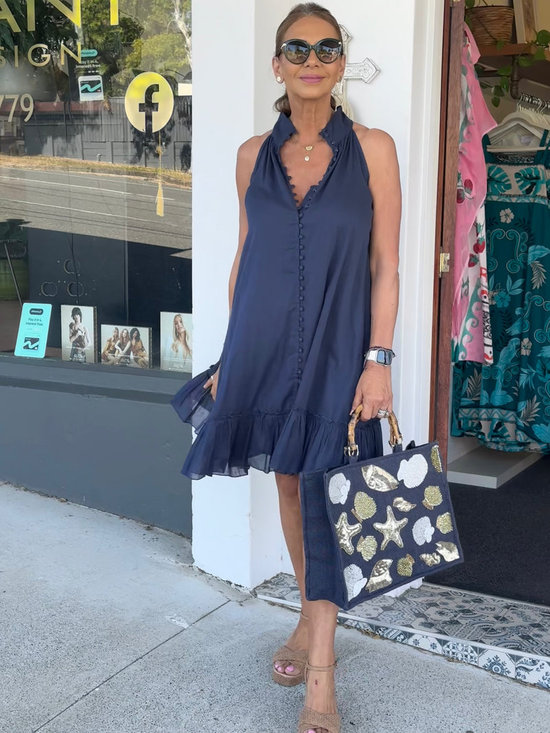 Tapas Dress - Navy