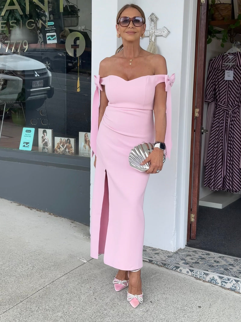 Selena Dress - Baby Pink