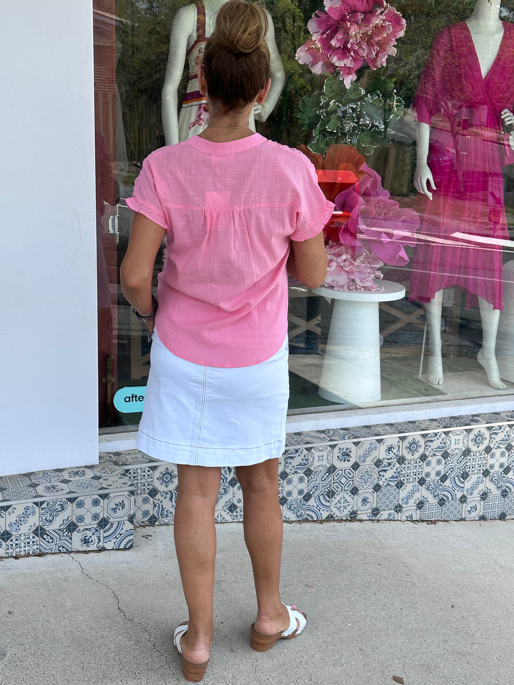 Rhi Blouse - Candy Pink