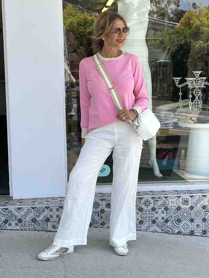 Petra Solid Knit - Pink
