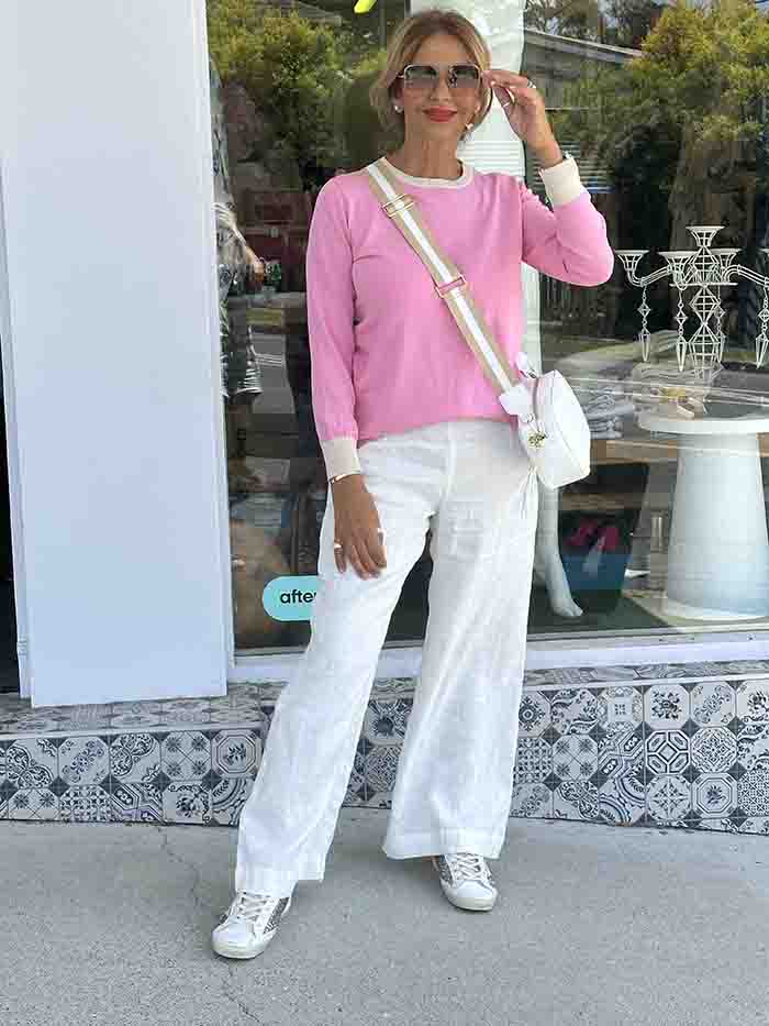 Hot Pink Linen Pants – Style Me Luxe