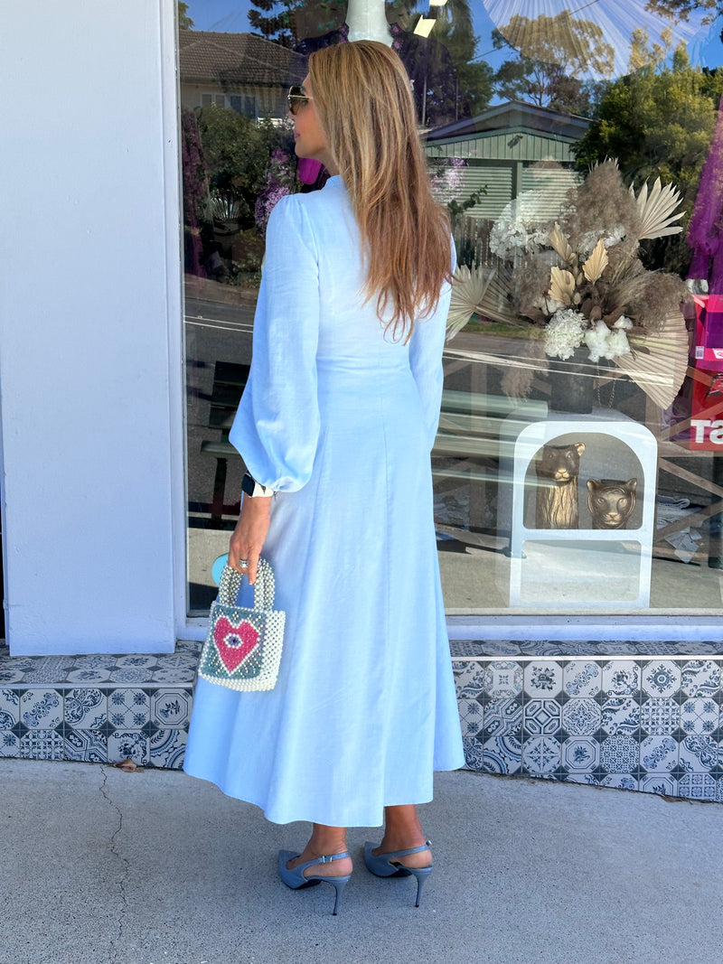 Claudette Pale Blue Dress