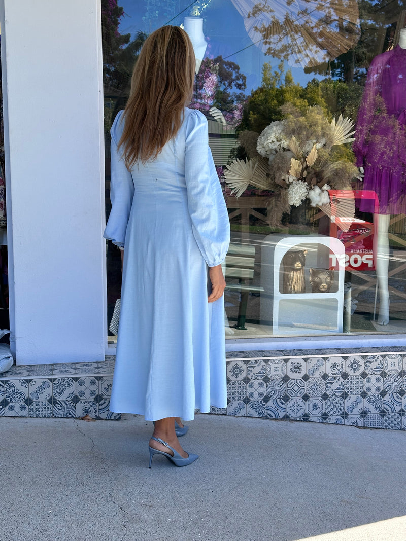 Claudette Pale Blue Dress