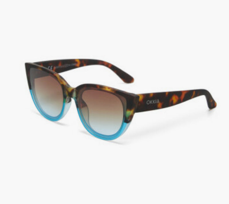 Silvia Sunglasses - Turquoise Tort