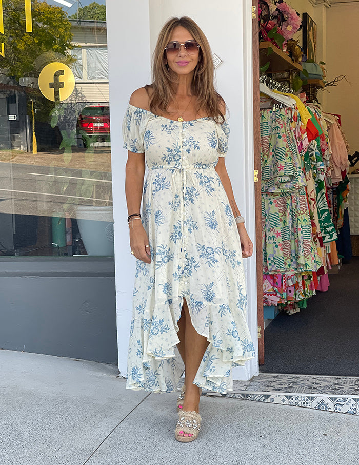 Rhiannon Dress - Bluebelle Print