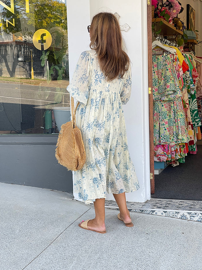 Wisteria Dress - Bluebelle Print