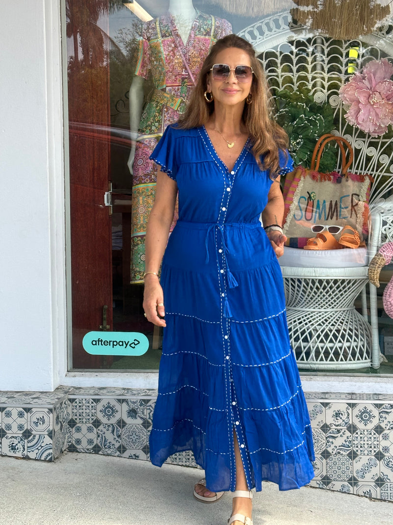 Delilah Dress - Sapphire