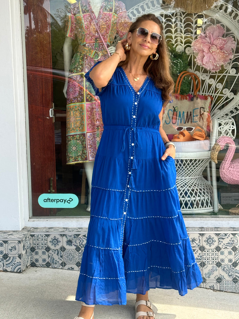 Delilah Dress - Sapphire