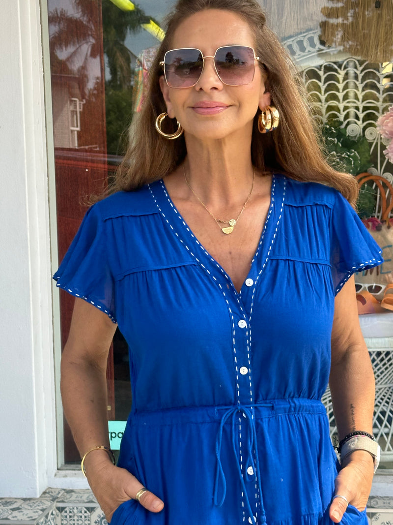 Delilah Dress - Sapphire