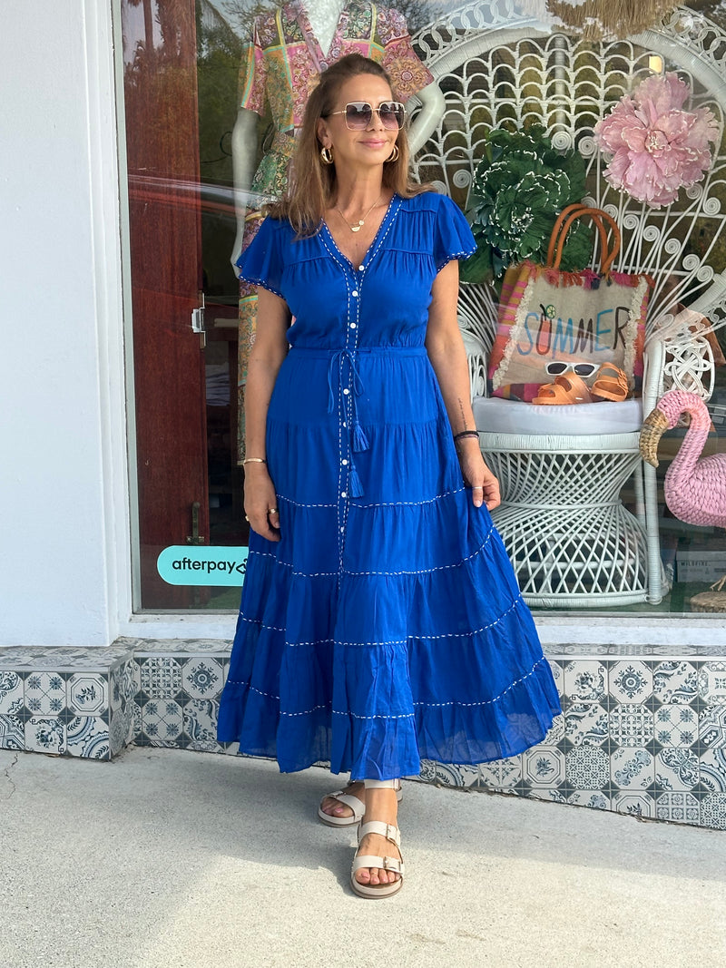 Delilah Dress - Sapphire