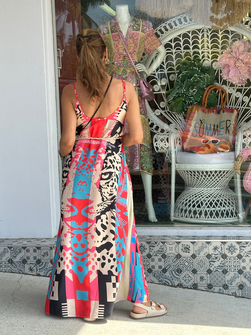 Melina Leopard Dress