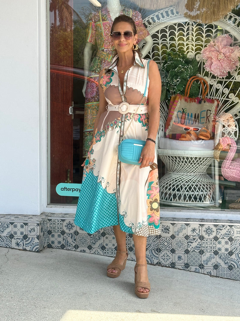 Melody Front Pocket Camera Bag - Teal