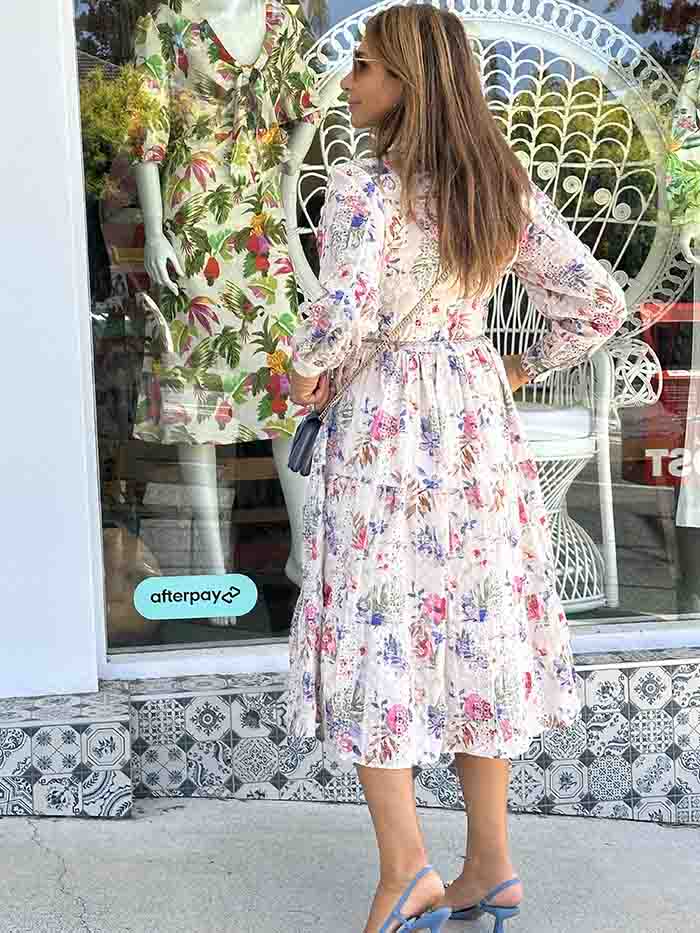 Flower Child Dress - Floral Broderie