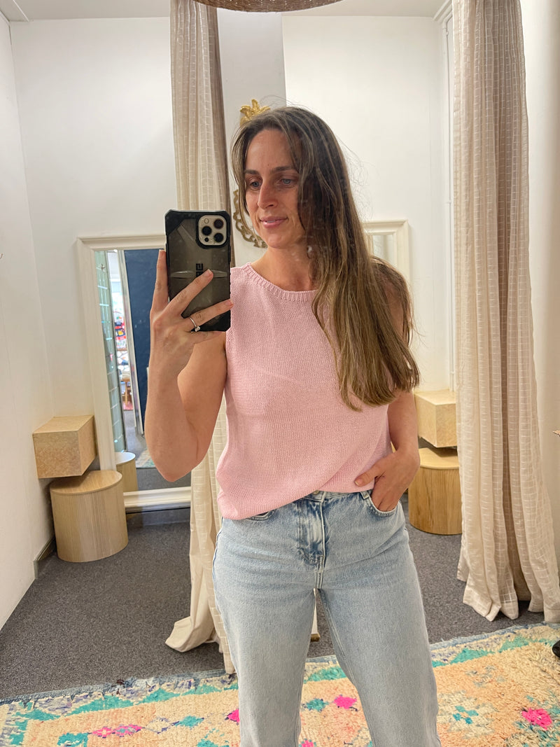 Spring Tank - Pastel Pink