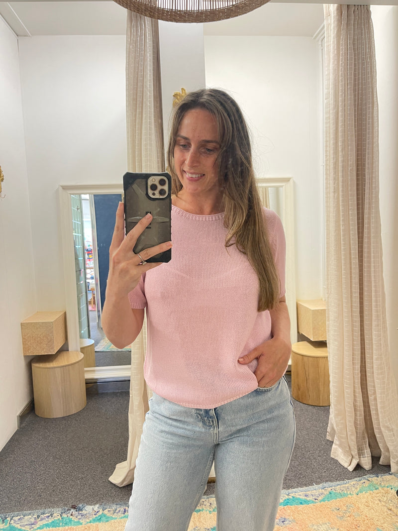 Summer Tee - Pastel Pink