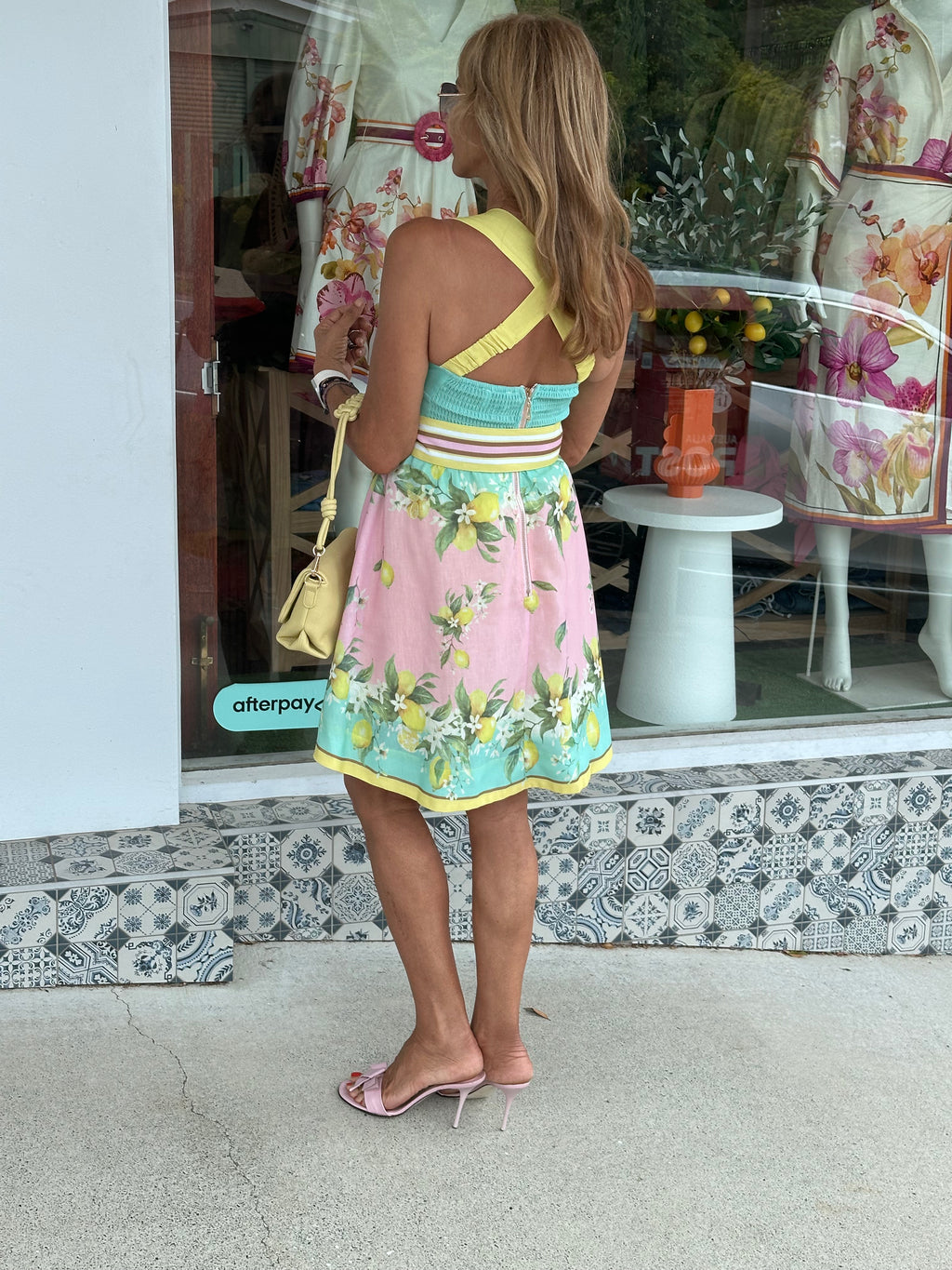 Limoncello Spritz Mini Dress