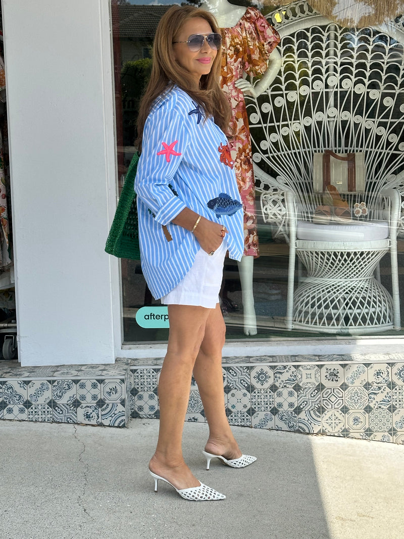 Maldives Embroidered Shirt