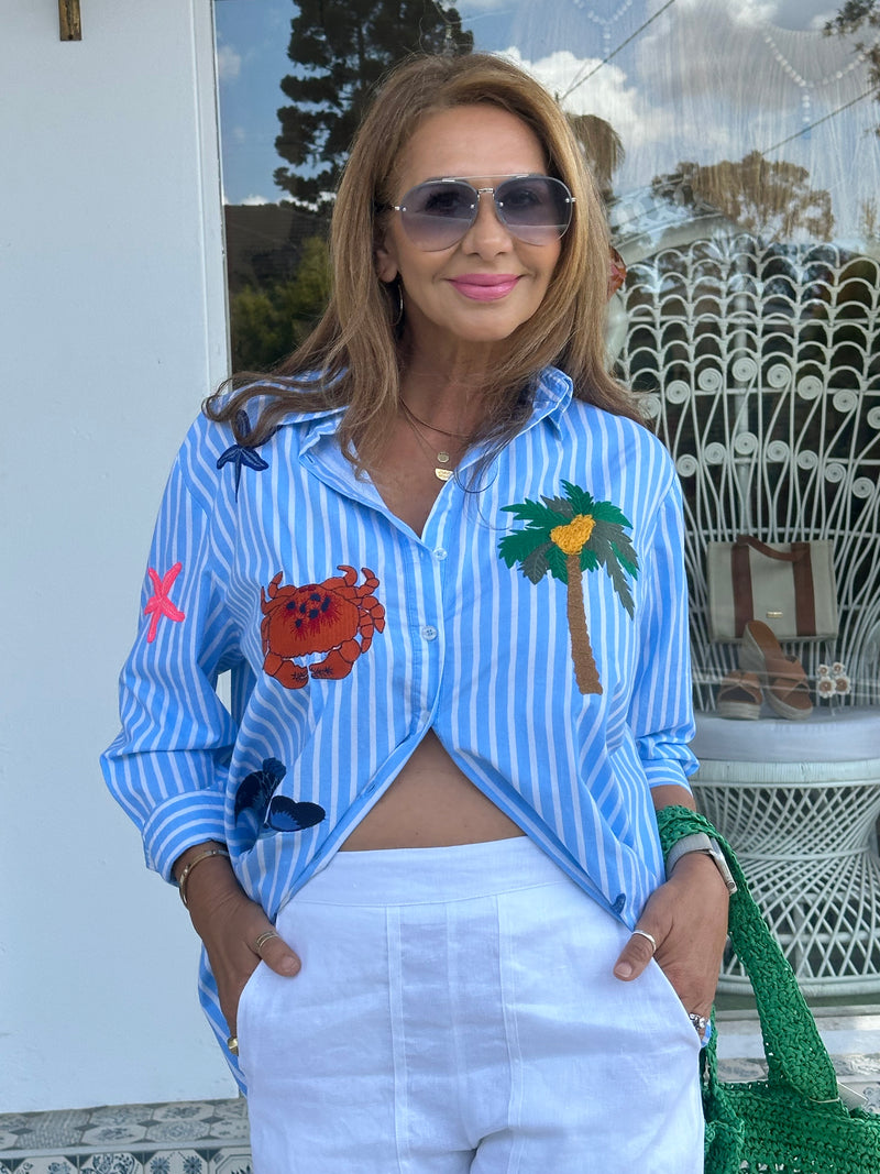 Maldives Embroidered Shirt