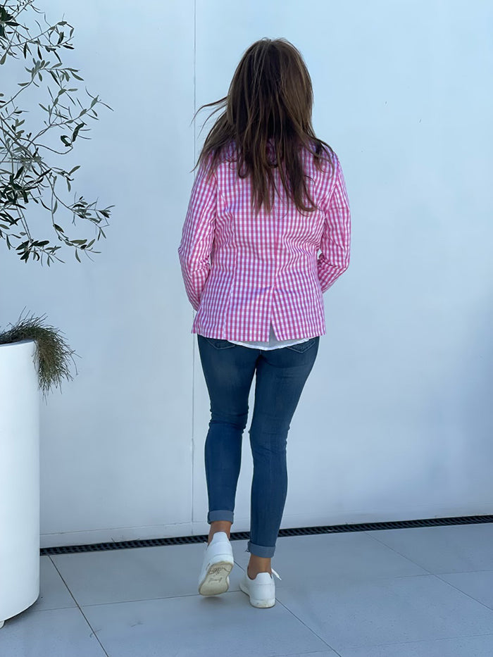 Pink Gingham Jacket