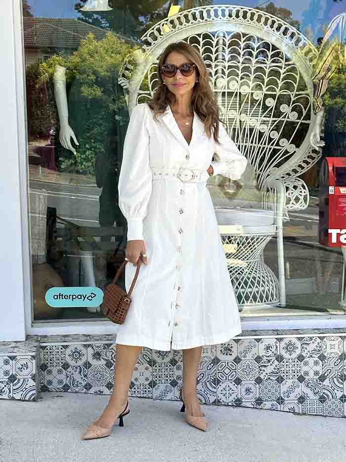 Biarritz Dress - White