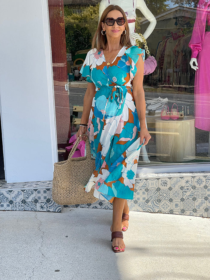 Tropics Wrap Dress