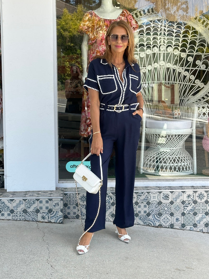 Carly Top - Navy