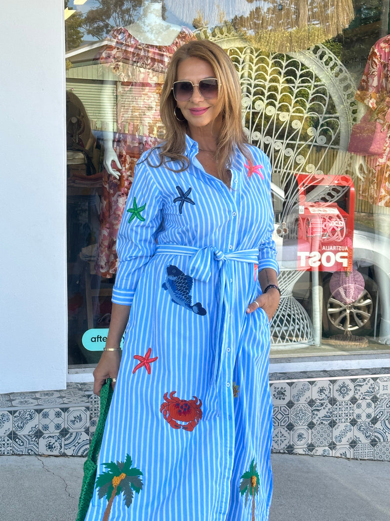 Maldives Embroidered Dress