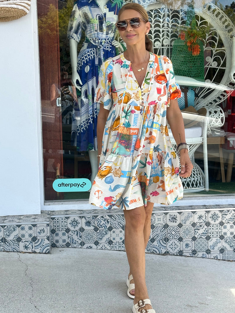 Summer In The Tropics Short Dress