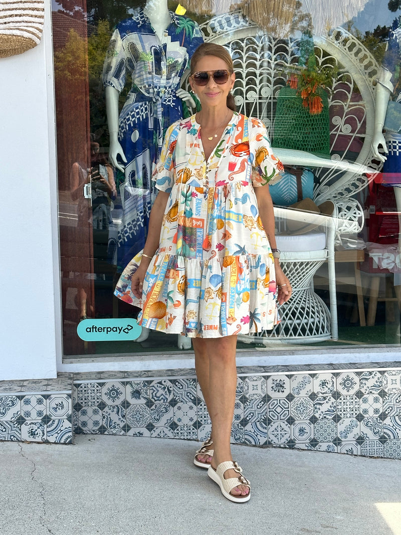 Summer In The Tropics Short Dress