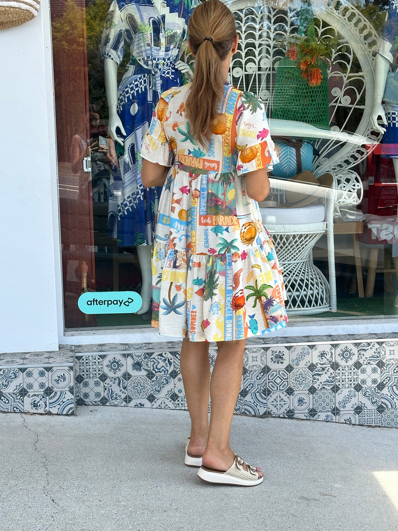 Summer In The Tropics Short Dress
