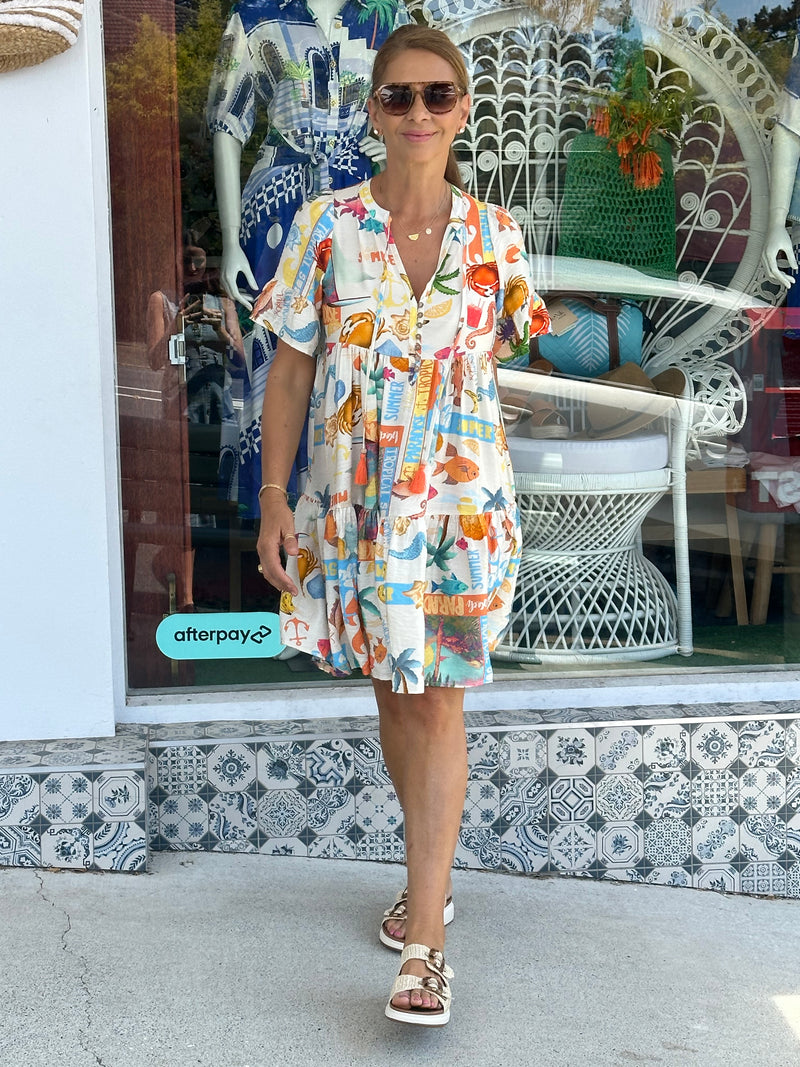 Summer In The Tropics Short Dress